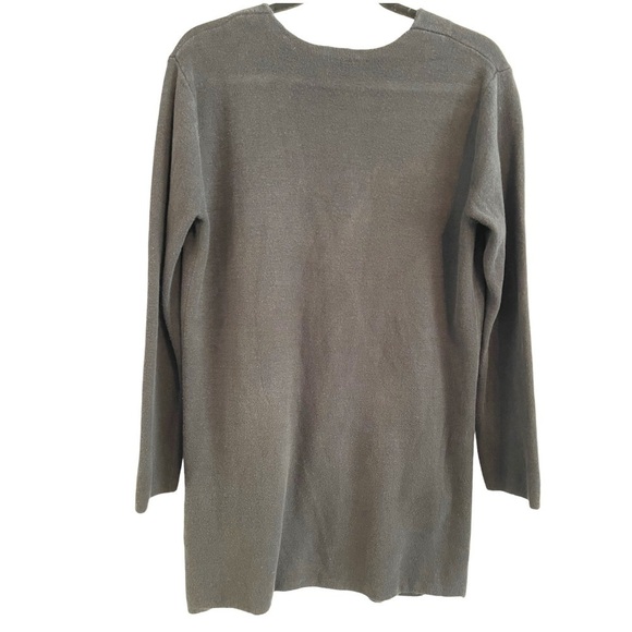 J. Crew Mercantile Grandma-core Black Two Button Knit Sweater Sz. Small Cardigan - Picture 4 of 6